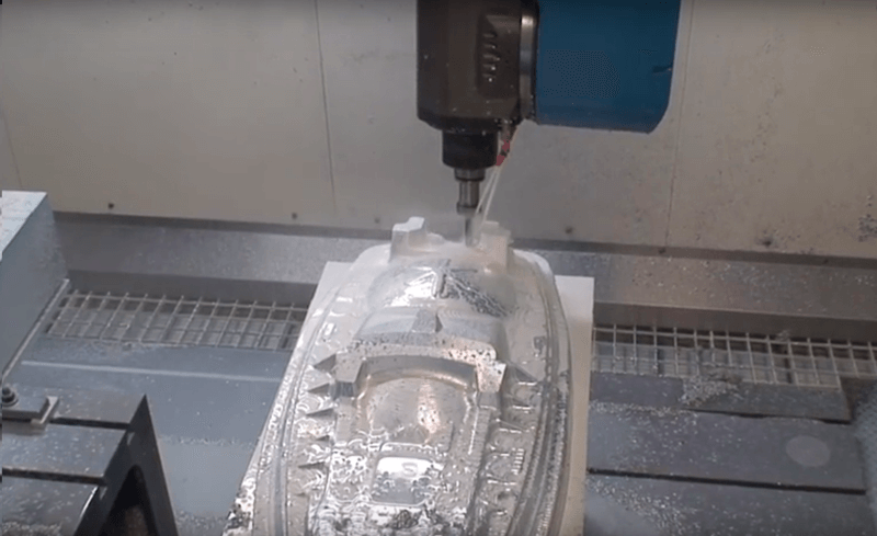 Pièce en aluminium usinée par le CU 5 axes LaborShape COMI Pièce en aluminium usinée par le CU 5 axes LaborShape COMI