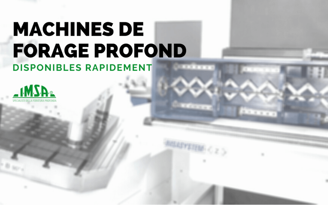 Machines de forage mécanique profond IMSA disponibles rapidement